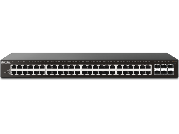 Draytek VigorSwitch G2540x 48 prts GB, + 6x 10G SFP+